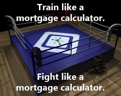 Mortgage Calculator Boxing Ring