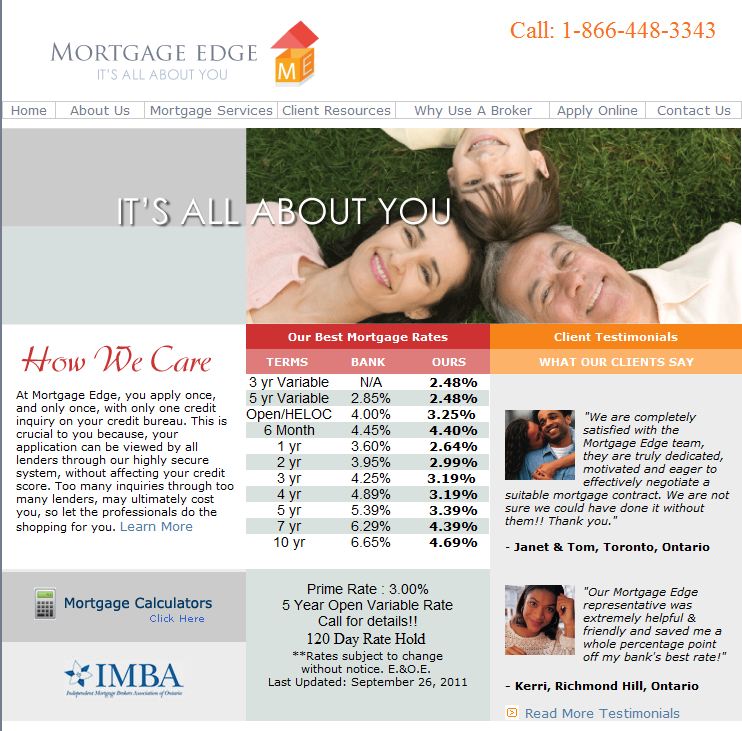mortgage edge mortgage rates